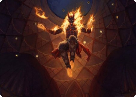 Yusri, Fortune's Flame Art Card [Modern Horizons 2 Art Series] | Odin's Place