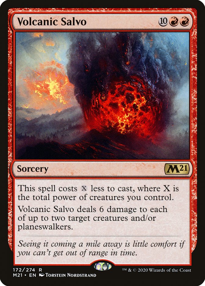 Volcanic Salvo [Core Set 2021] | Odin's Place