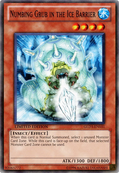 Numbing Grub in the Ice Barrier [GLD3-EN031] Common | Odin's Place