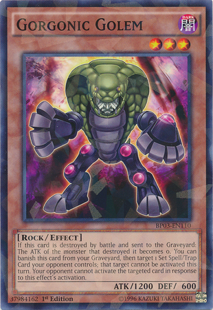 Gorgonic Golem [BP03-EN110] Shatterfoil Rare | Odin's Place
