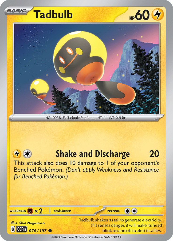 Tadbulb (076/197) [Scarlet & Violet: Obsidian Flames] | Odin's Place
