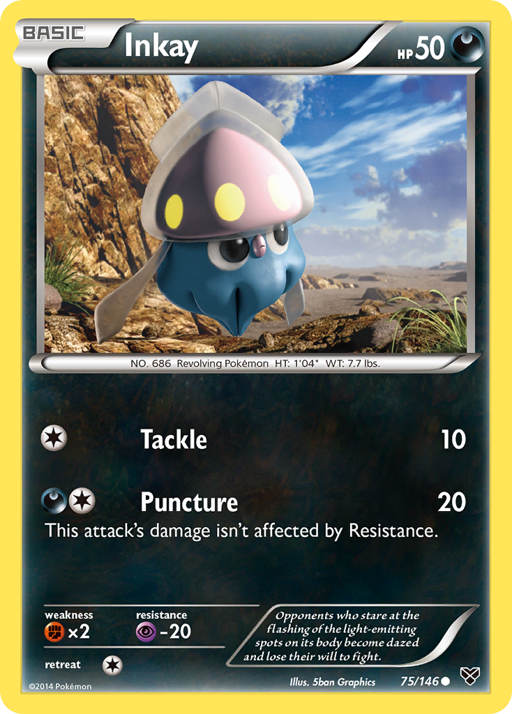 Inkay (75/146) [XY: Base Set] | Odin's Place