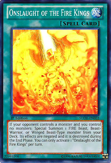 Onslaught of the Fire Kings [SDOK-EN022] Super Rare | Odin's Place
