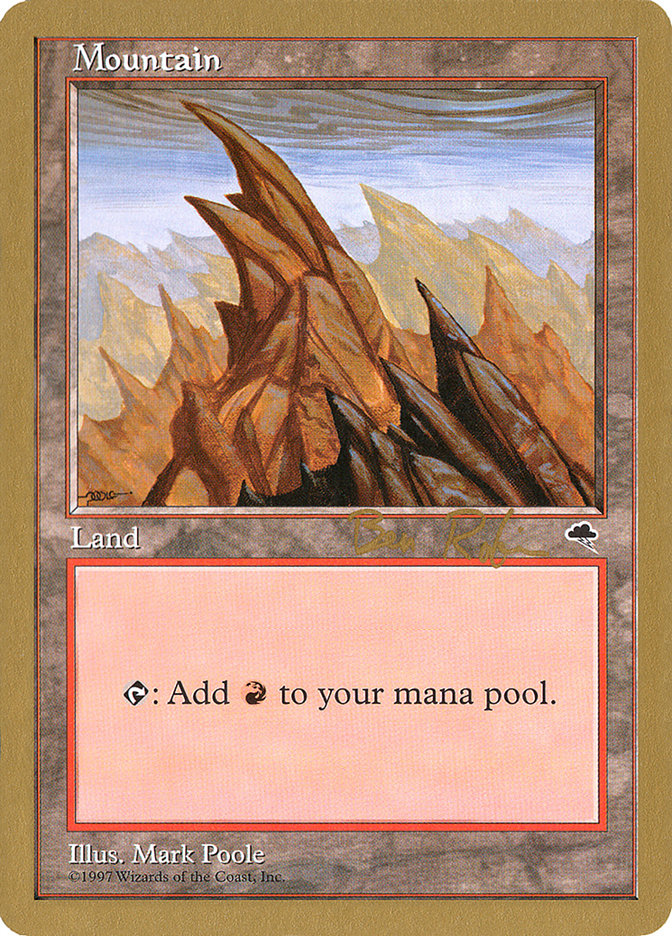 Mountain (br346) (Ben Rubin) [World Championship Decks 1998] | Odin's Place