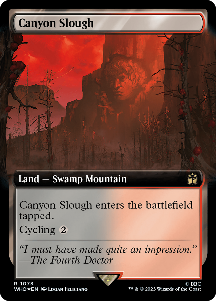 Canyon Slough (Extended Art) (Surge Foil) [Doctor Who] | Odin's Place