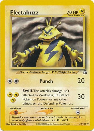 Electabuzz (33/111) [Neo Genesis Unlimited] | Odin's Place