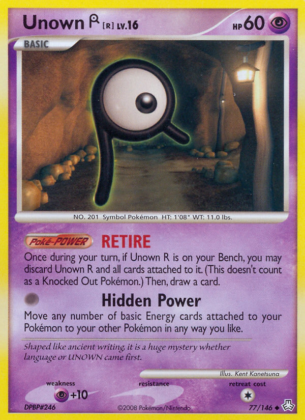 Unown R (77/146) [Diamond & Pearl: Legends Awakened] | Odin's Place