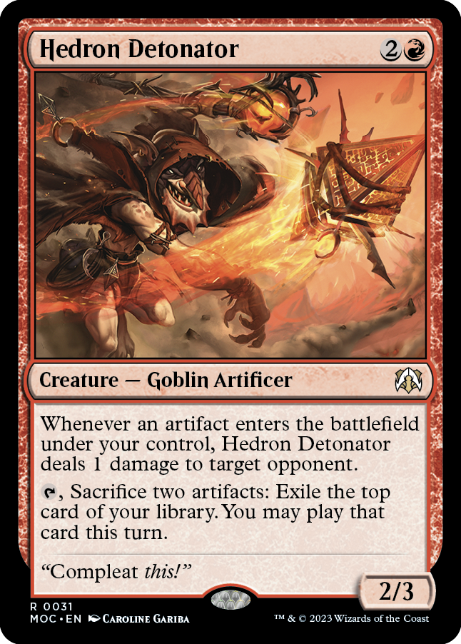 Hedron Detonator [March of the Machine Commander] | Odin's Place