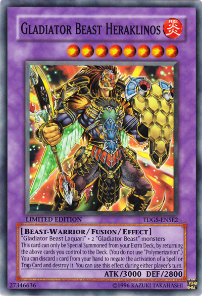 Gladiator Beast Heraklinos [TDGS-ENSE2] Super Rare | Odin's Place