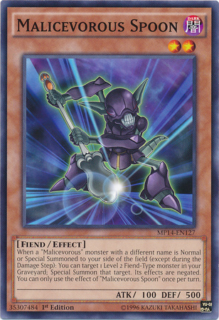 Malicevorous Spoon [MP14-EN127] Common | Odin's Place