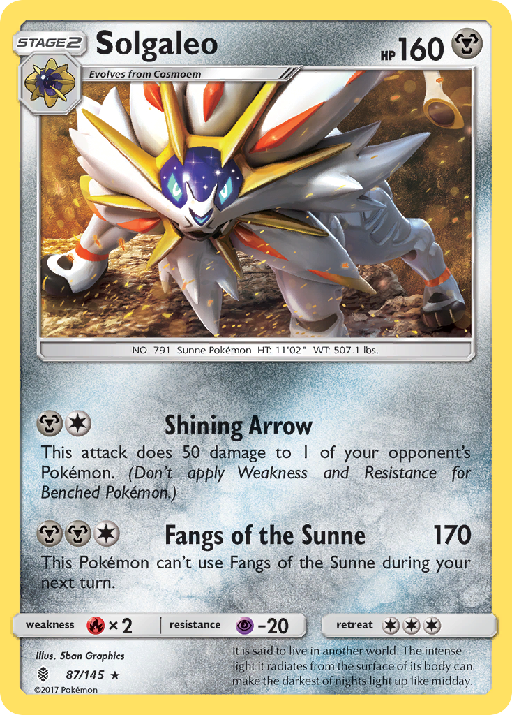 Solgaleo (87/145) [Sun & Moon: Guardians Rising] | Odin's Place