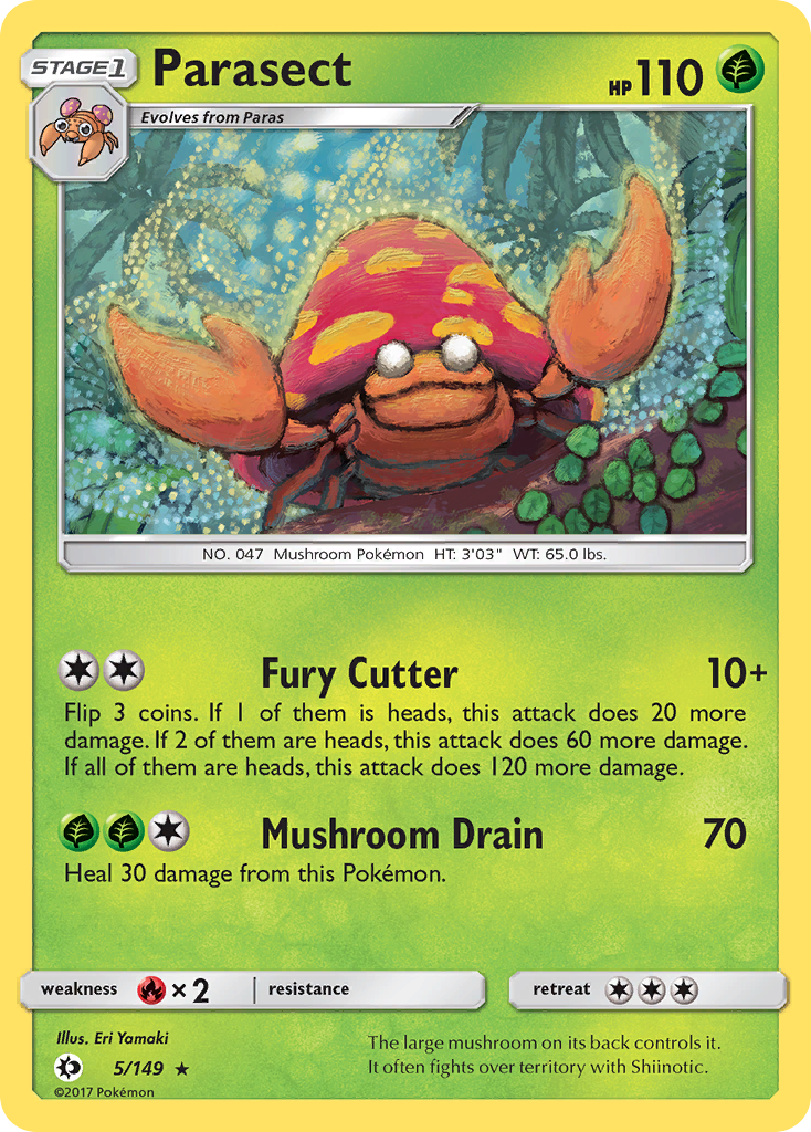 Parasect (5/149) [Sun & Moon: Base Set] | Odin's Place