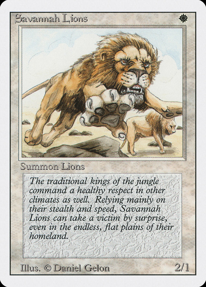 Savannah Lions (39) [Revised Edition] | Odin's Place