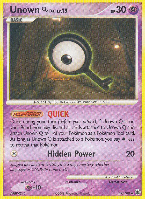 Unown Q (49/100) [Diamond & Pearl: Majestic Dawn] | Odin's Place