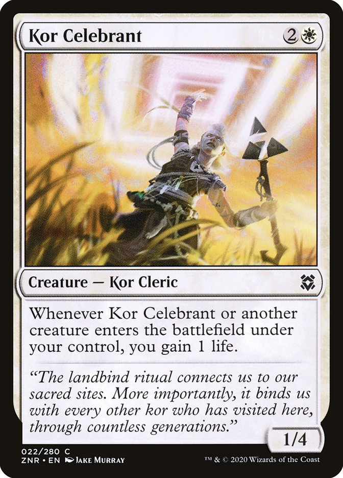 Kor Celebrant [Zendikar Rising] | Odin's Place