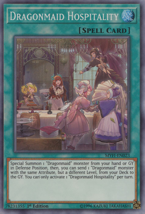 Dragonmaid Hospitality [MYFI-EN023] Super Rare | Odin's Place
