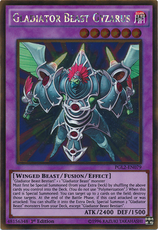 Gladiator Beast Gyzarus [PGL2-EN079] Gold Rare | Odin's Place
