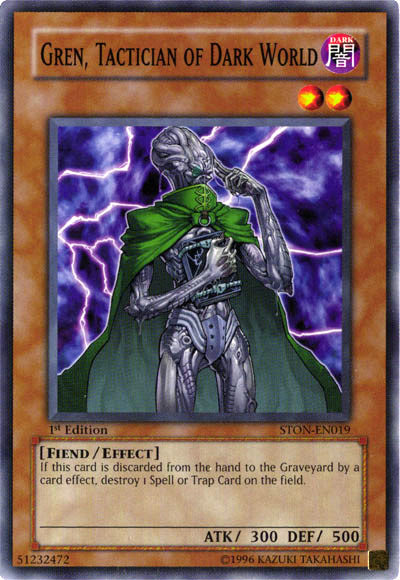 Gren, Tactician of Dark World [STON-EN019] Common | Odin's Place