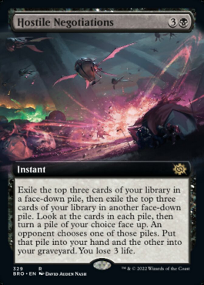 Hostile Negotiations (Extended Art) [The Brothers' War] | Odin's Place