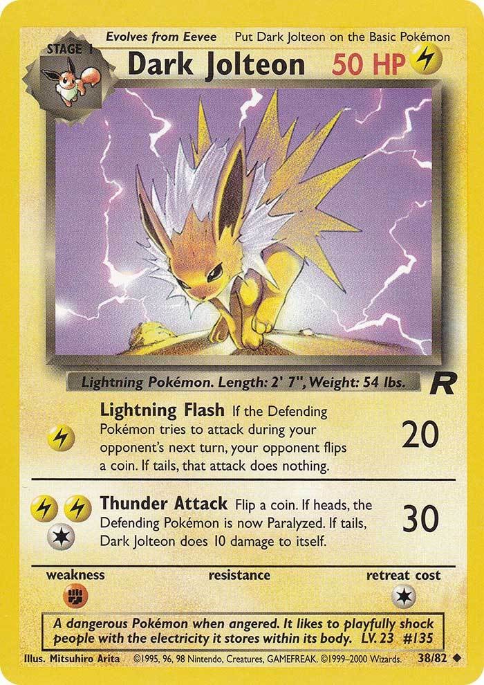 Dark Jolteon (38/82) [Team Rocket Unlimited] | Odin's Place