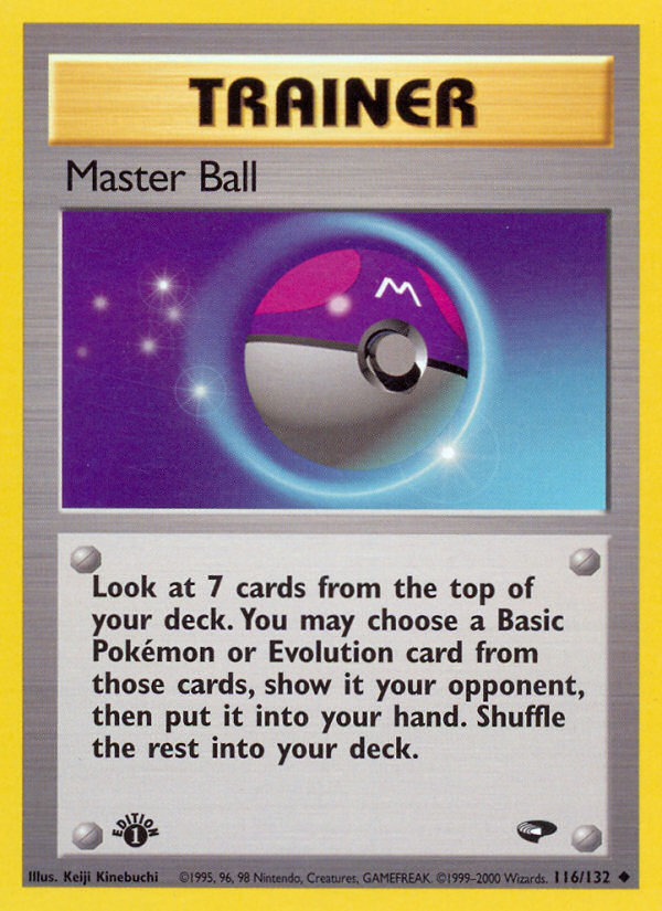 Master Ball (116/132) [Gym Challenge 1st Edition] | Odin's Place