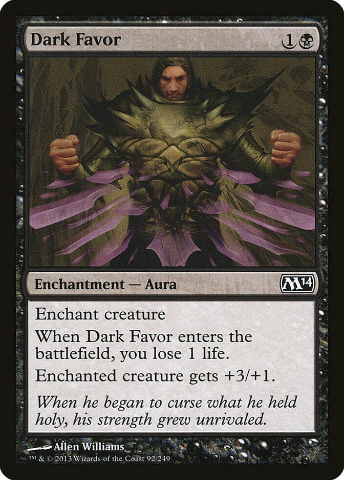 Dark Favor (92) [Magic 2014] | Odin's Place