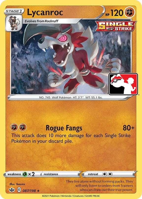 Lycanroc (087/198) [Prize Pack Series One] | Odin's Place