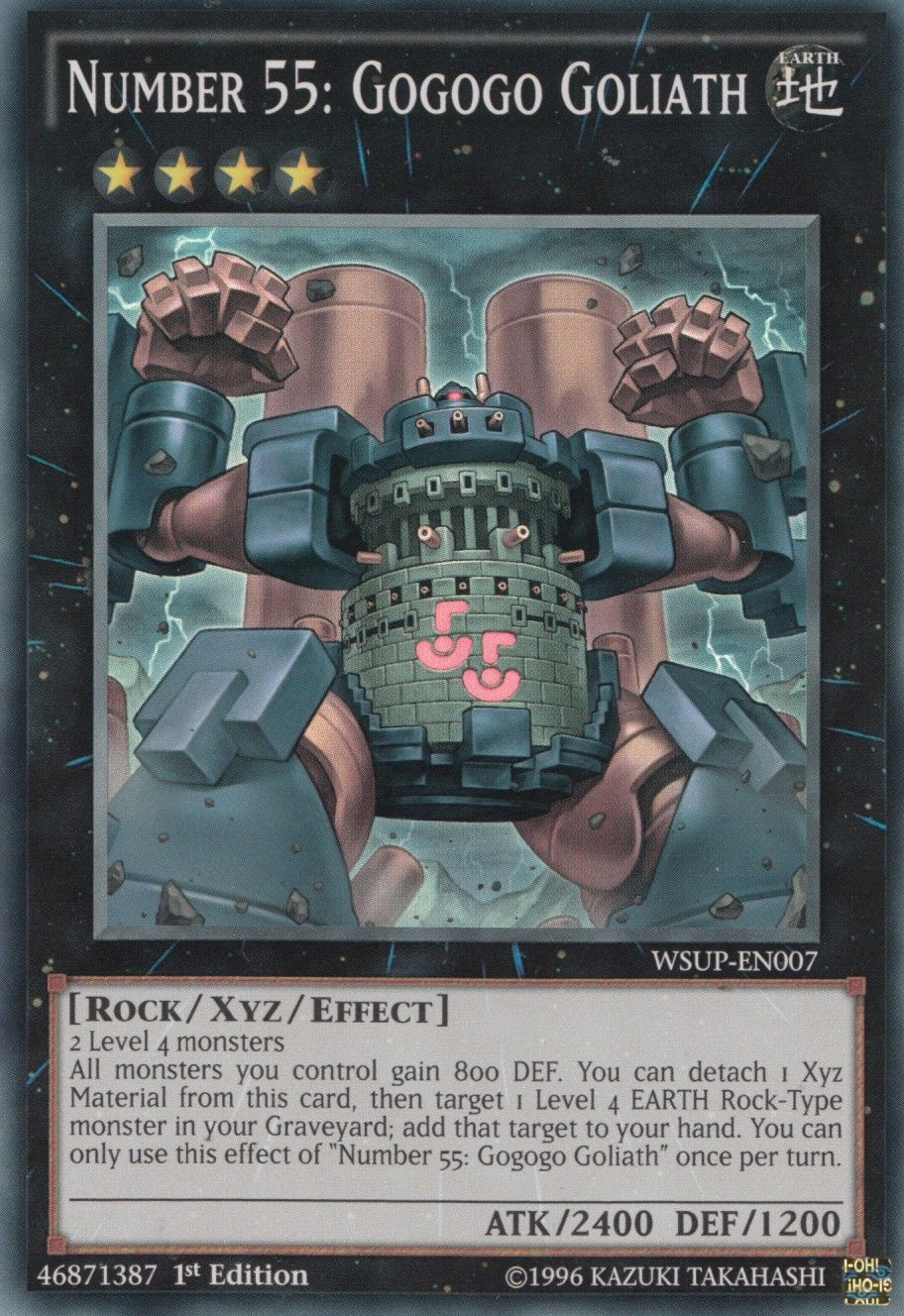 Number 55: Gogogo Goliath [WSUP-EN007] Super Rare | Odin's Place