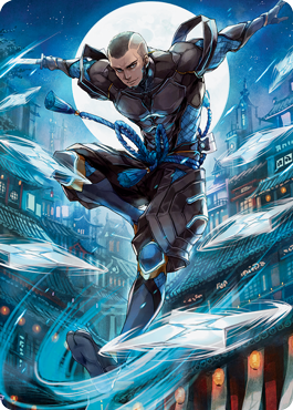 Kaito Shizuki 1 Art Card [Kamigawa: Neon Dynasty Art Series] | Odin's Place