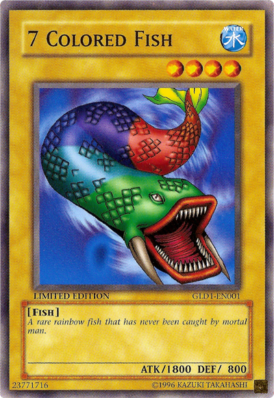 7 Colored Fish [GLD1-EN001] Common | Odin's Place