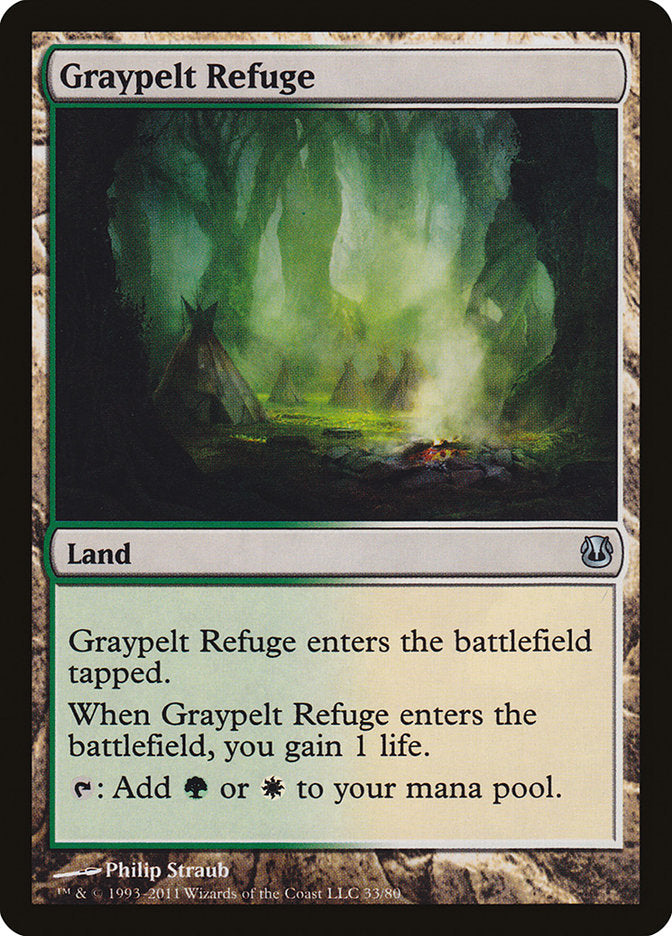 Graypelt Refuge (33) [Duel Decks: Ajani vs. Nicol Bolas] | Odin's Place