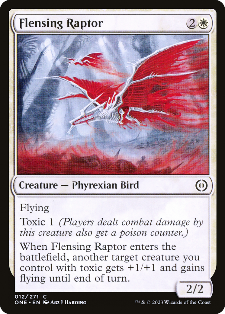 Flensing Raptor [Phyrexia: All Will Be One] | Odin's Place