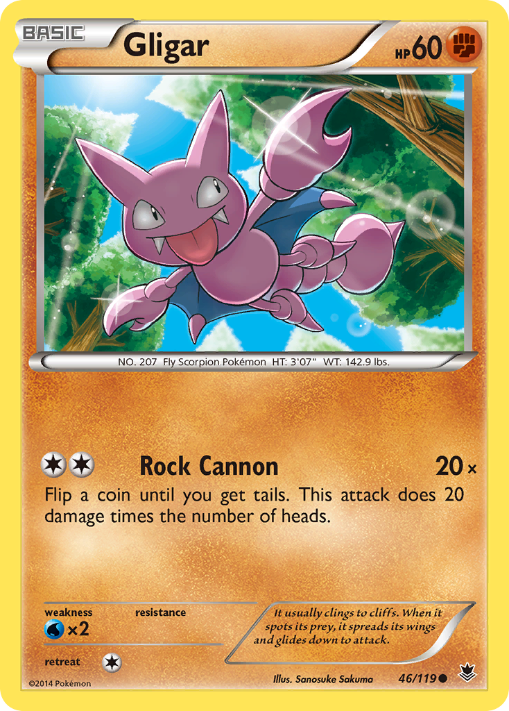 Gligar (46/119) [XY: Phantom Forces] | Odin's Place