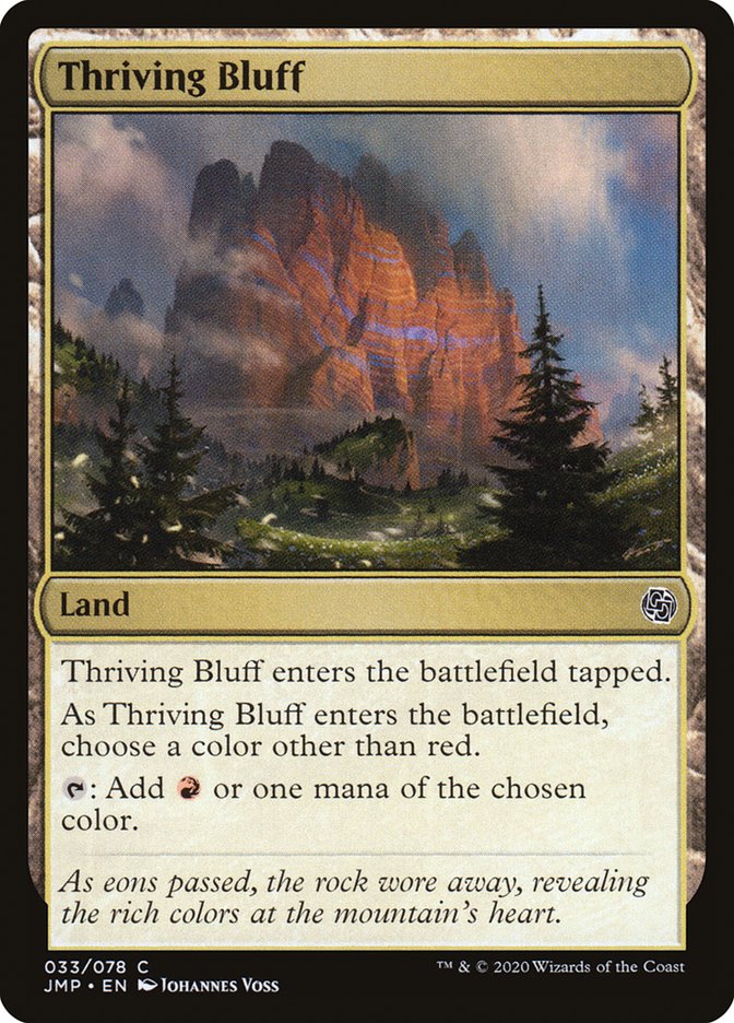 Thriving Bluff [Jumpstart] | Odin's Place