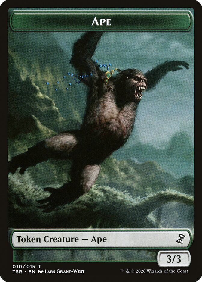 Angel // Ape Double-Sided Token [Double Masters Tokens] | Odin's Place