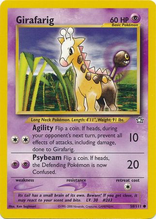 Girafarig (58/111) [Neo Genesis Unlimited] | Odin's Place