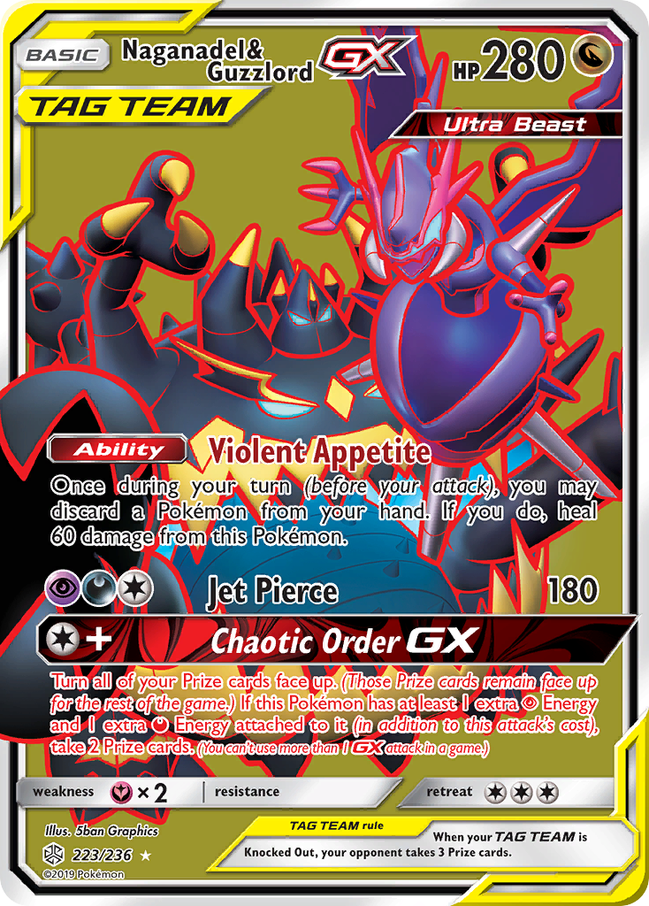 Naganadel & Guzzlord GX (223/236) [Sun & Moon: Cosmic Eclipse] | Odin's Place