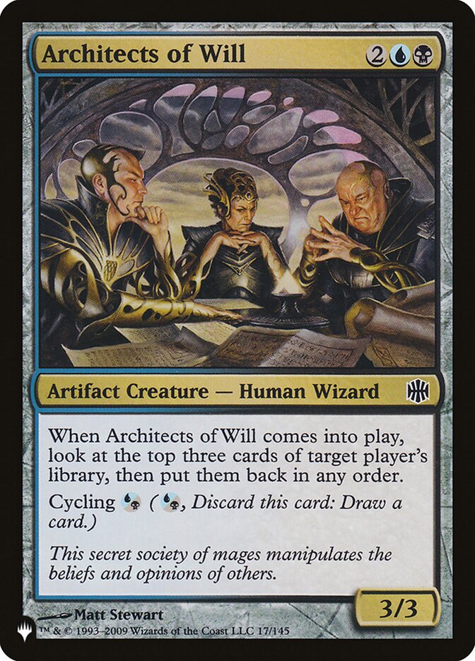 Architects of Will [The List] | Odin's Place