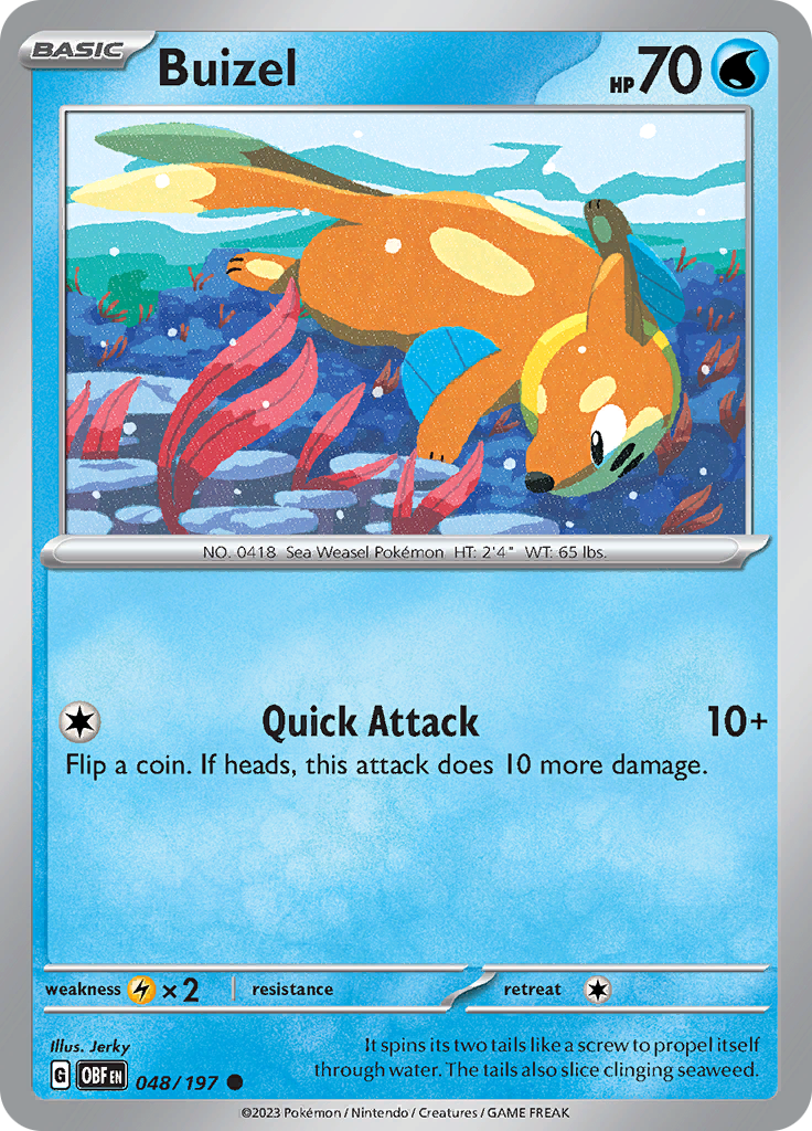 Buizel (048/197) [Scarlet & Violet: Obsidian Flames] | Odin's Place