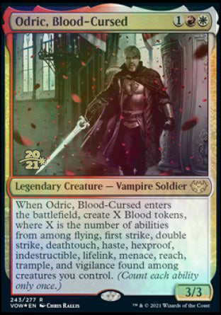 Odric, Blood-Cursed [Innistrad: Crimson Vow Prerelease Promos] | Odin's Place