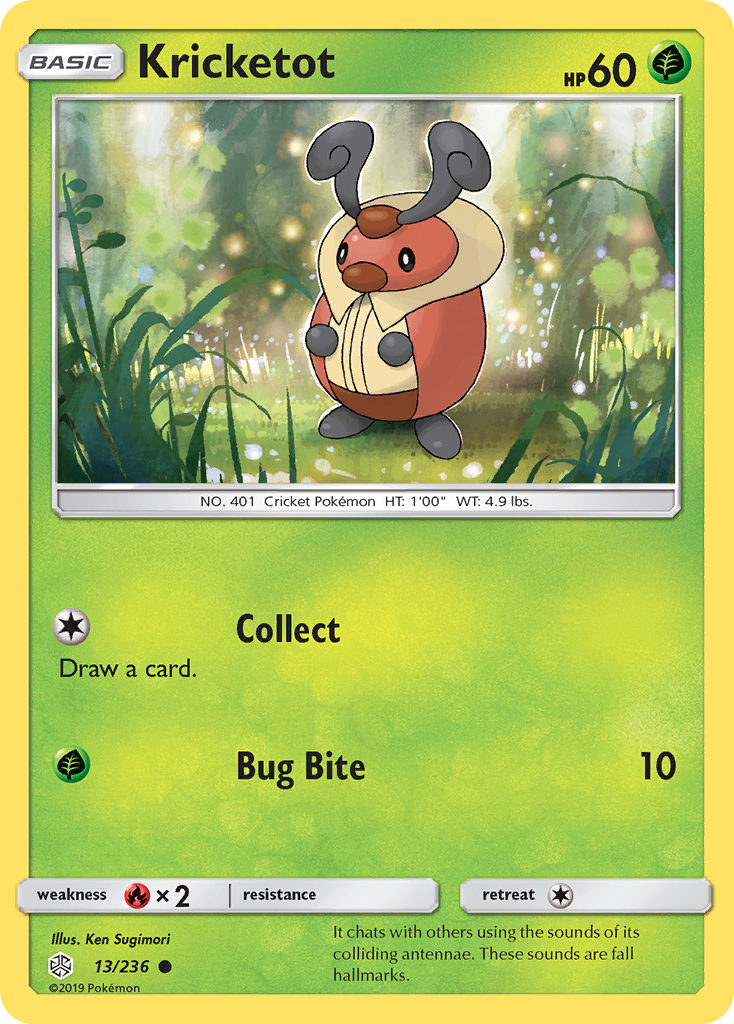 Kricketot (13/236) [Sun & Moon: Cosmic Eclipse] | Odin's Place