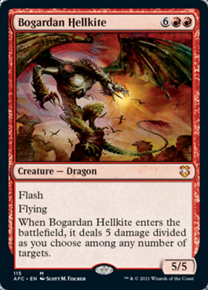 Bogardan Hellkite [Dungeons & Dragons: Adventures in the Forgotten Realms Commander] | Odin's Place