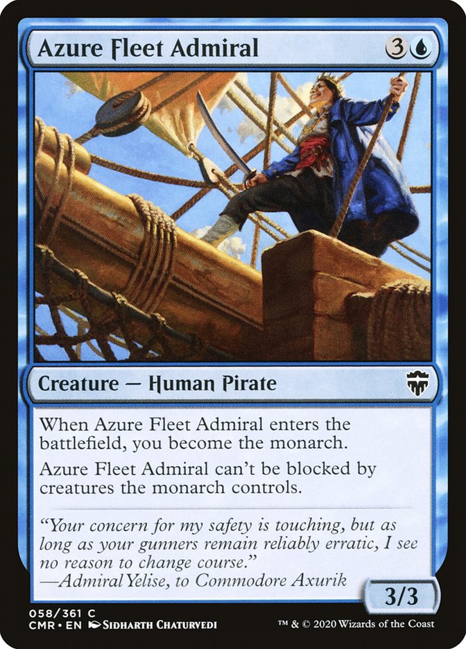 Azure Fleet Admiral [Commander Legends] | Odin's Place