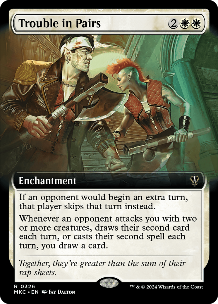 Trouble in Pairs (Extended Art) [Murders at Karlov Manor Commander] | Odin's Place