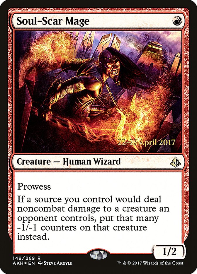 Soul-Scar Mage (148) [Amonkhet Prerelease Promos] | Odin's Place