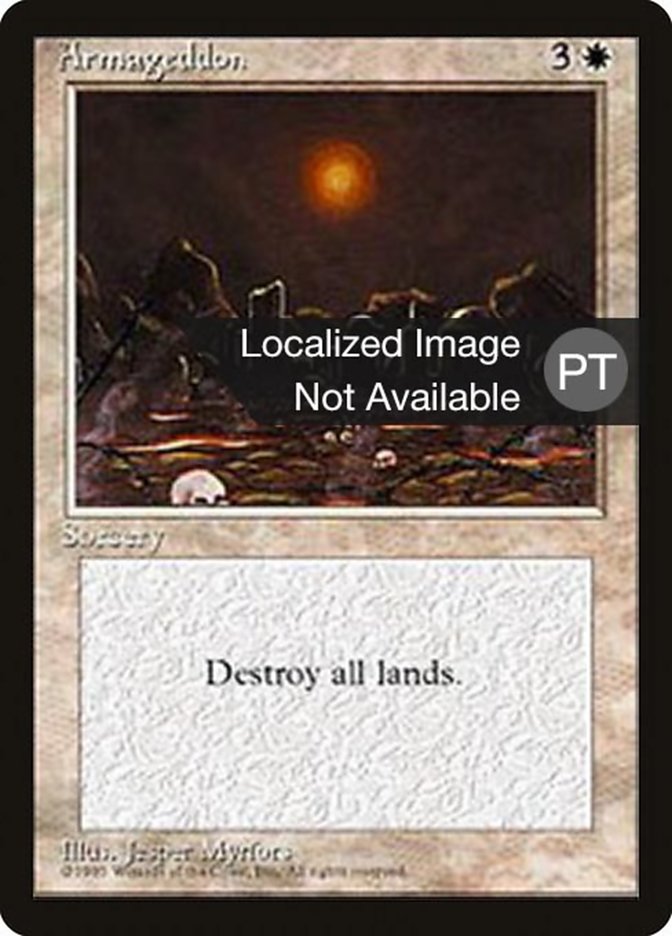 Armageddon [Fourth Edition (Foreign Black Border)] | Odin's Place