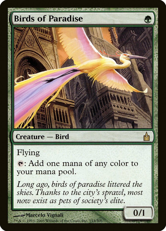 Birds of Paradise (153) [Ravnica: City of Guilds] | Odin's Place
