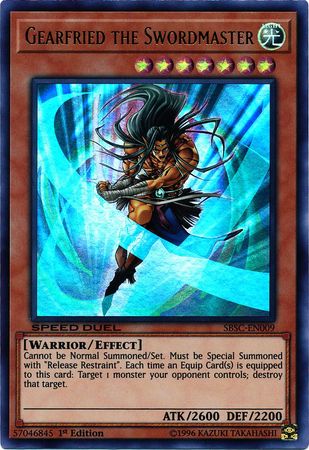 Gearfried the Swordmaster [SBSC-EN009] Ultra Rare | Odin's Place