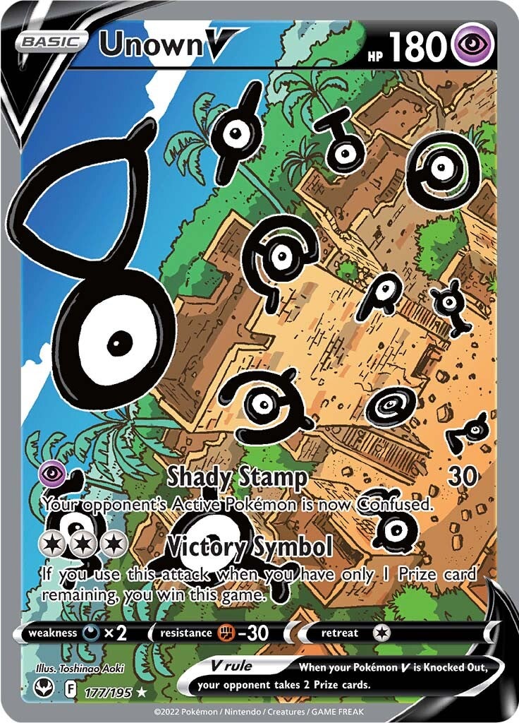 Unown V (177/195) [Sword & Shield: Silver Tempest] | Odin's Place