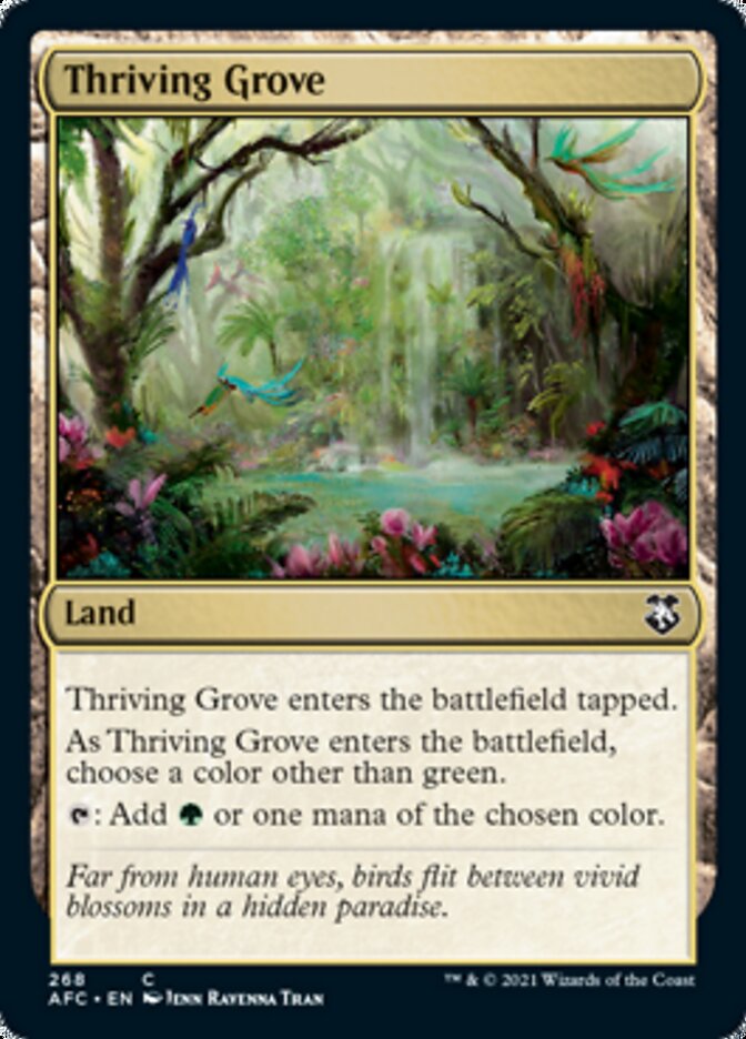Thriving Grove [Dungeons & Dragons: Adventures in the Forgotten Realms Commander] | Odin's Place
